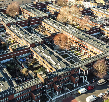 Acorn Estate, Southwark. Flat roofing refurbishment – built-up felting