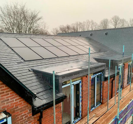 University of Birmingham, New Build. Natural Slating, Single Ply, Leadworks, Rainwater.