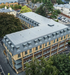 Beaumont House, Northampton. New Build – Single Ply Waterproofing, Pitched Roofing, Leadworks