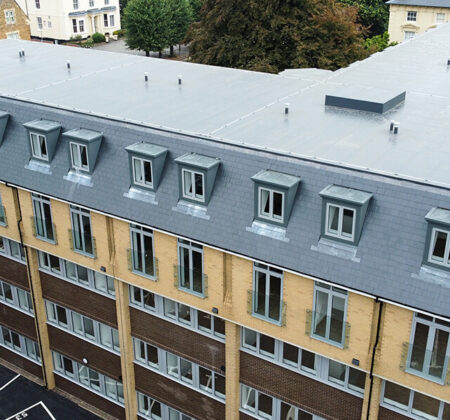 Beaumont House, Northampton. New Build – Single Ply Waterproofing, Pitched Roofing, Leadworks