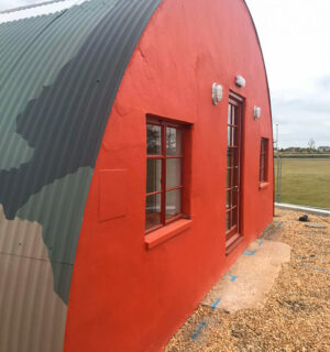 The Watch Tower, Alconbury. Coated Steel Sheeting, Leadworks